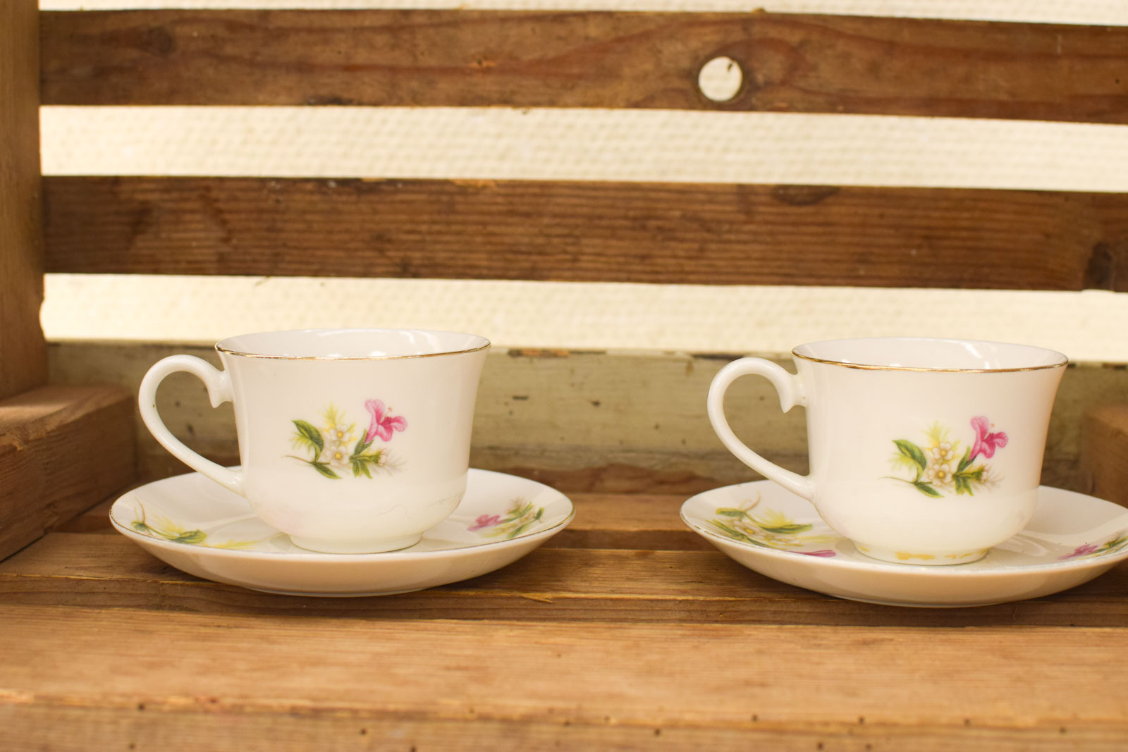 Alternative view of 4 delig porseleinen kop en schotel 50220