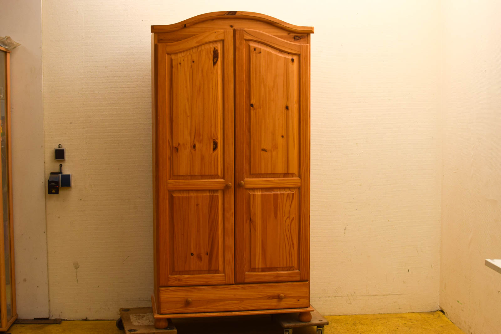 Grenen kledingkast / Hangkast 50243