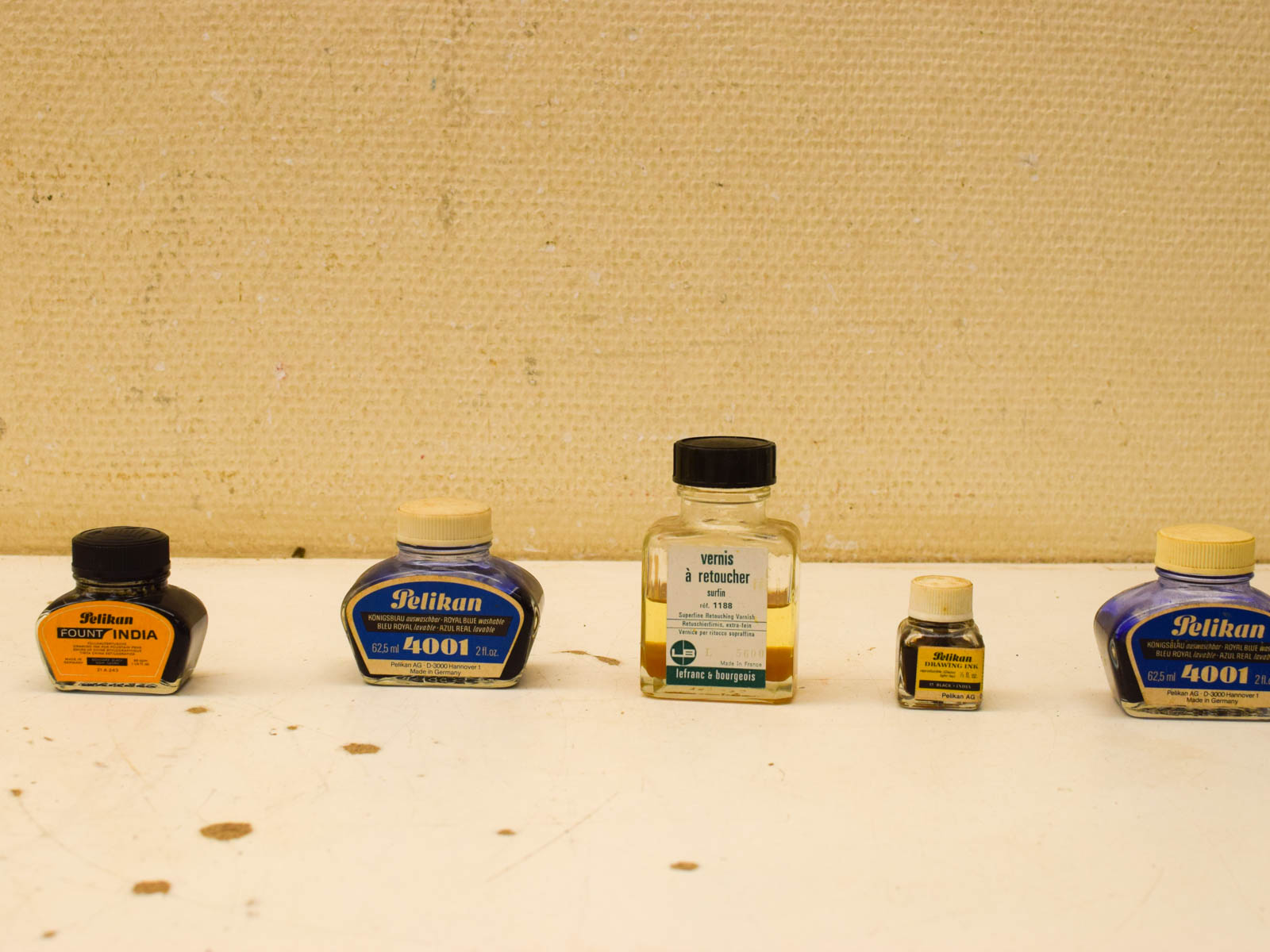 5 stuks inkt potjes  30318