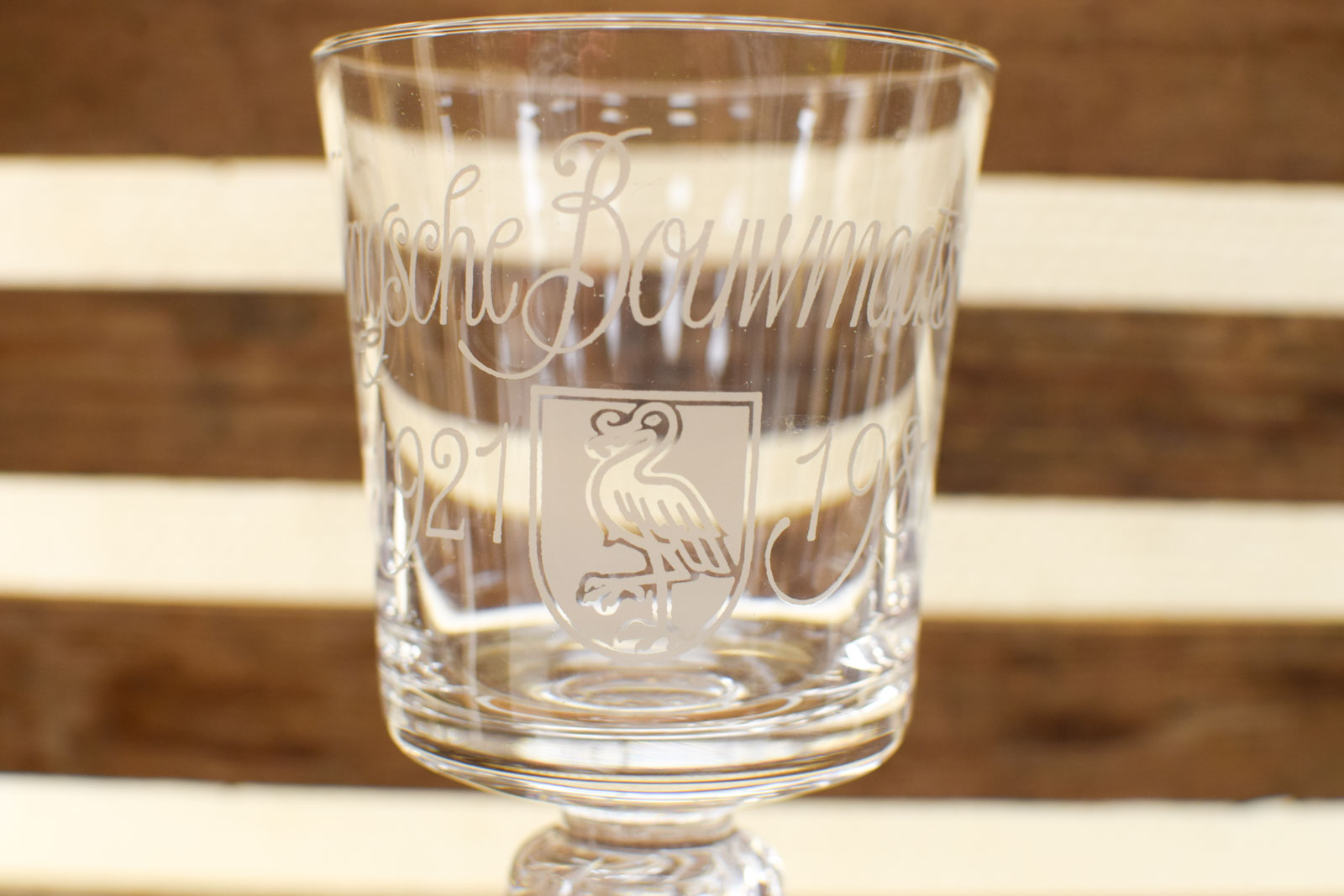 Alternative view of Glazen Slingerglas  30321