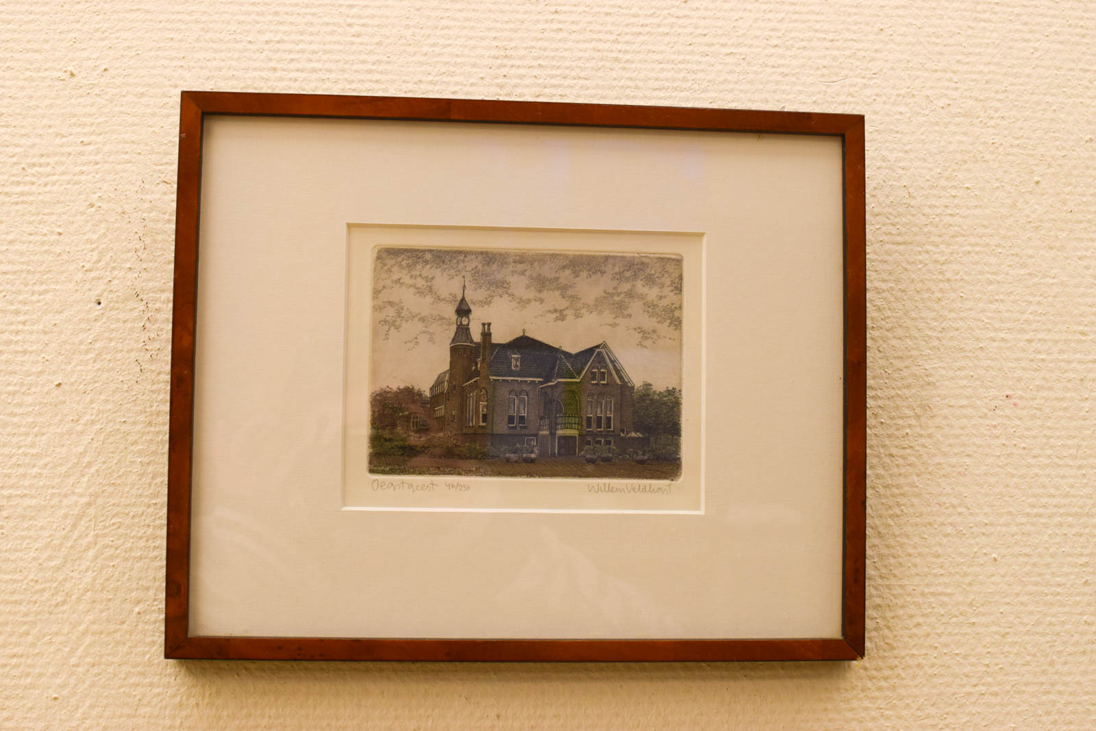 prent van Oegstgeest  Willem Veldhorst  30343