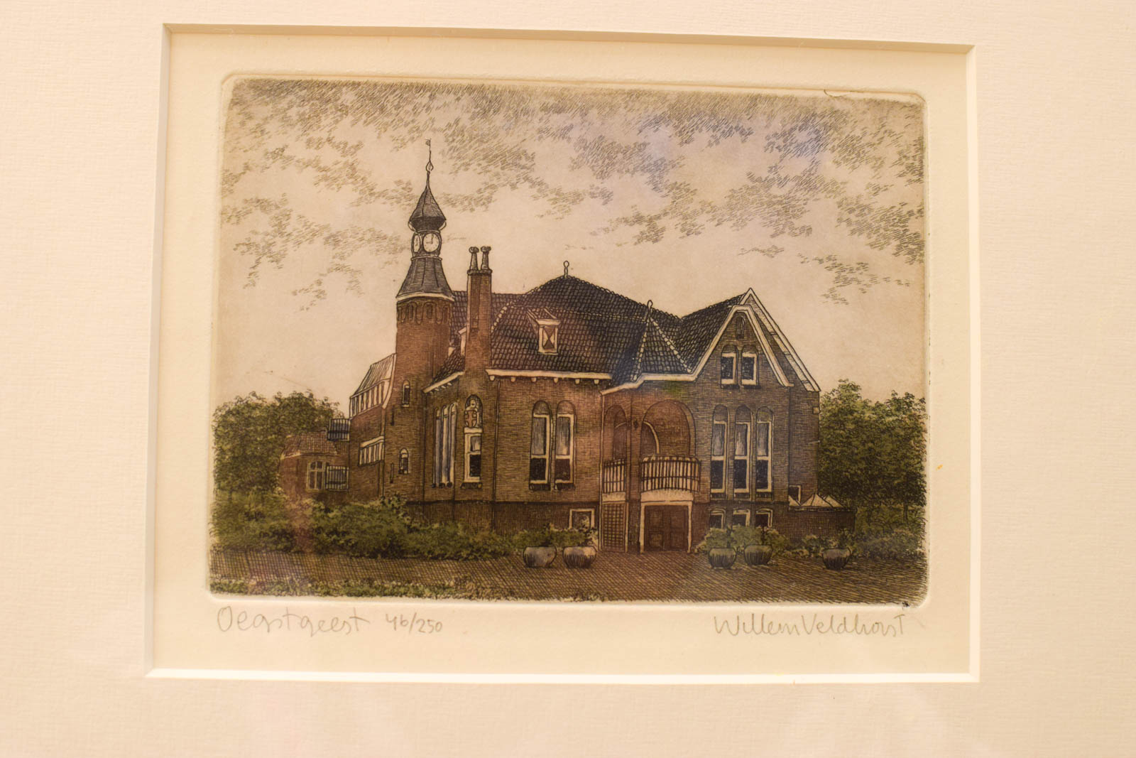 Alternative view of prent van Oegstgeest  Willem Veldhorst  30343