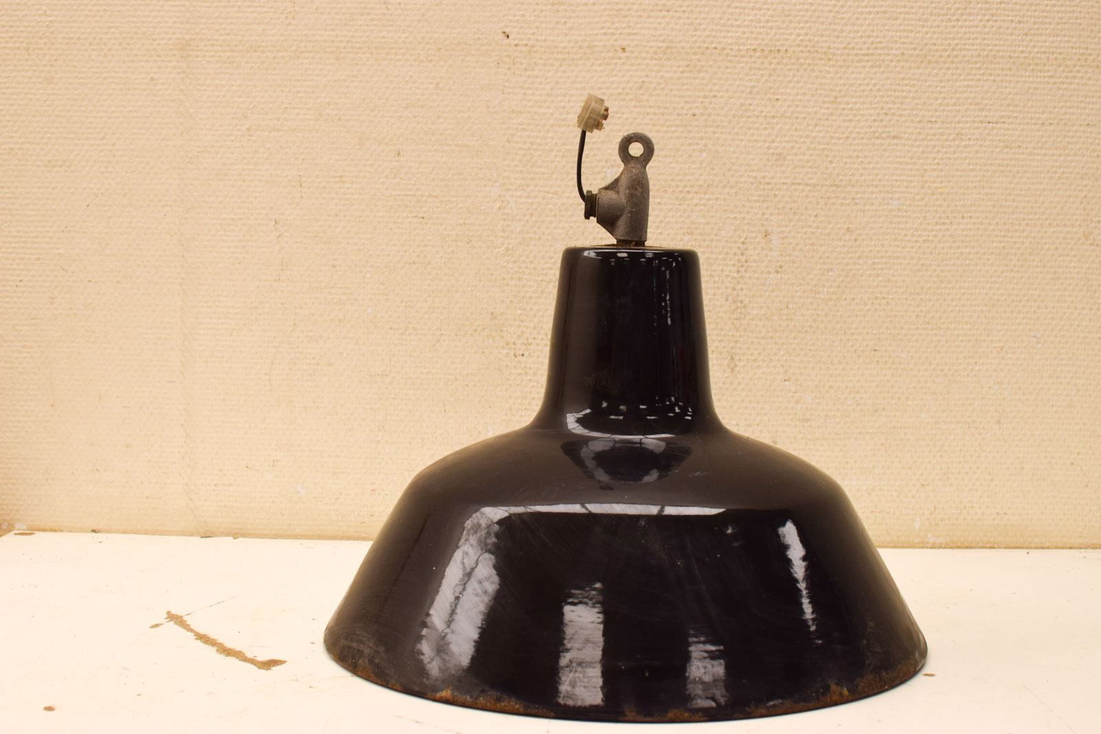 Vintage Emaille Lampenkap 30347