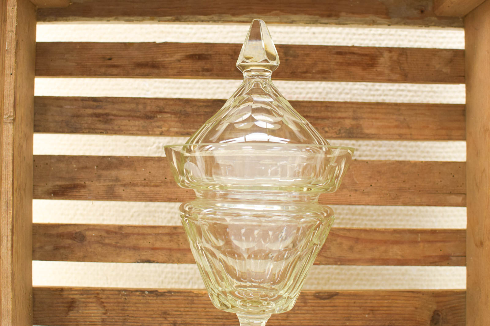 Alternative view of Glazen Suikerpot  30362