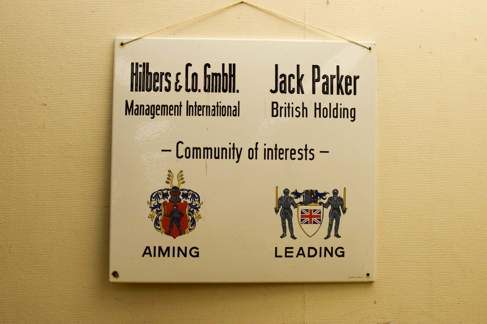 Emaille Wandbord  30364