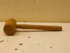 Nooitgedacht houten hamer met houten handvat  30368 - Afbeelding 3