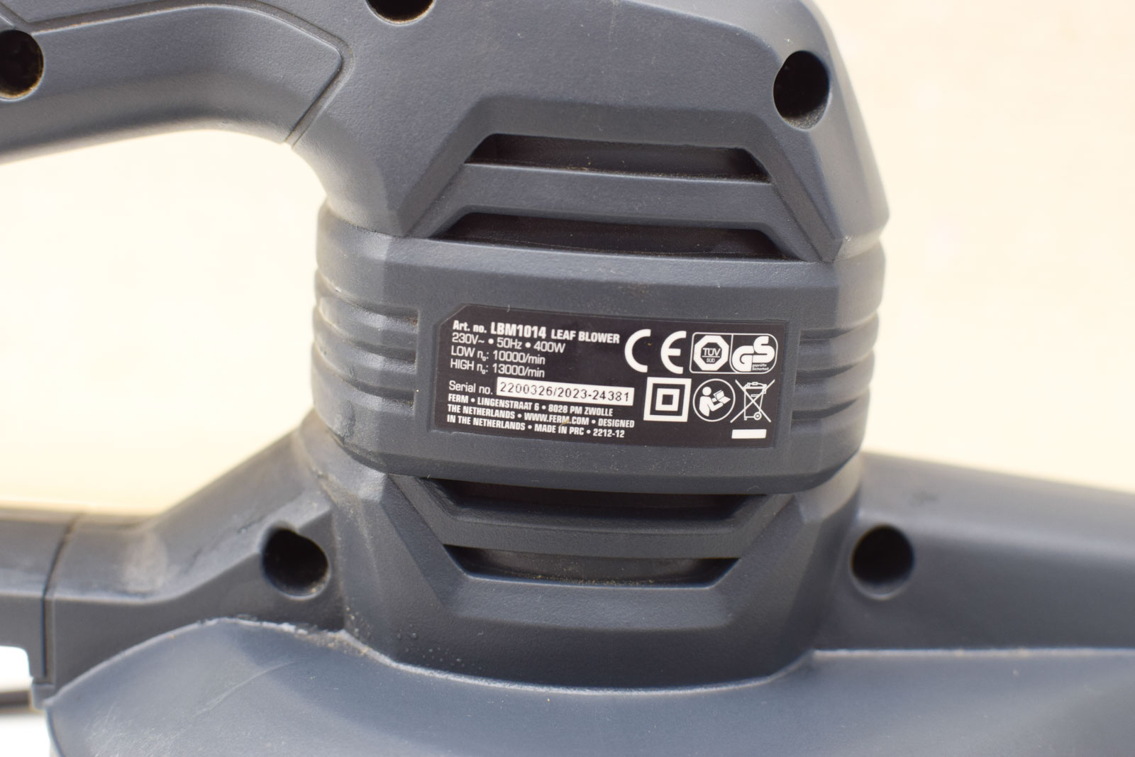 Alternative view of Ferm Bladblazer 400 w  30370