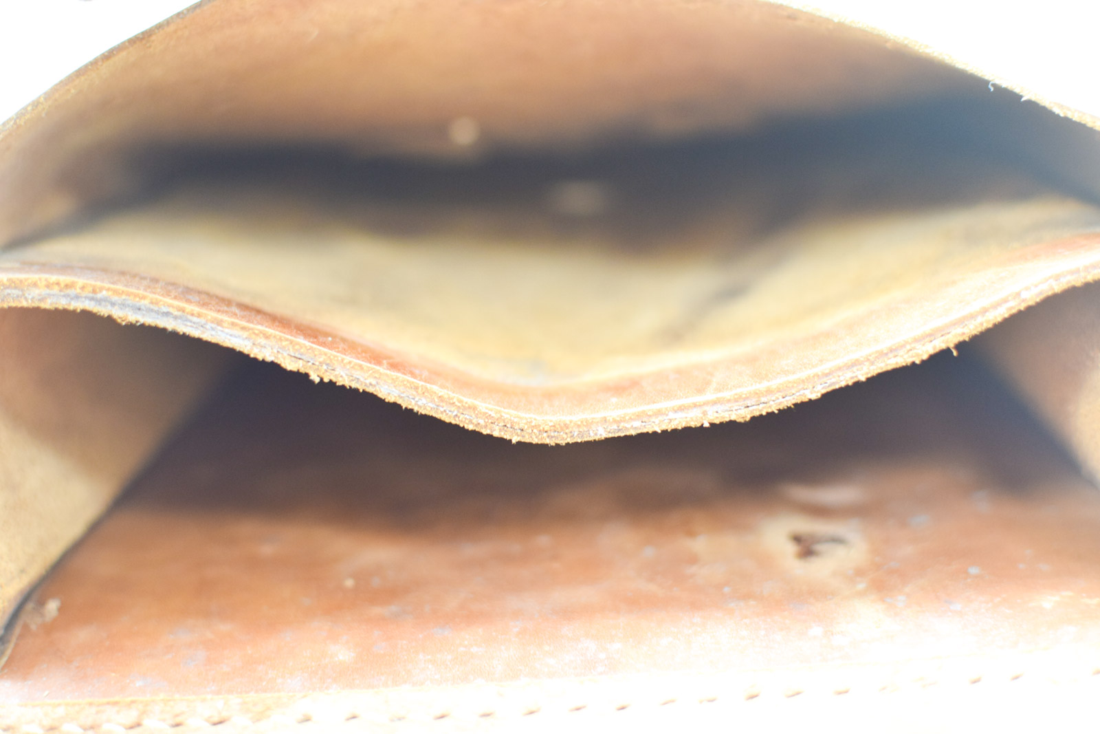 Alternative view of Vintage leren schoudertas  30376