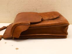 Vintage leren schoudertas 30376 - Afbeelding 4