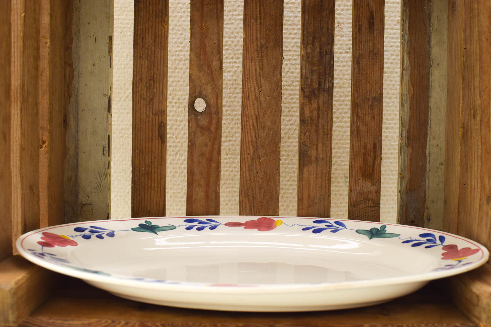 Boerenbont porseleinen ovale schaal  30382