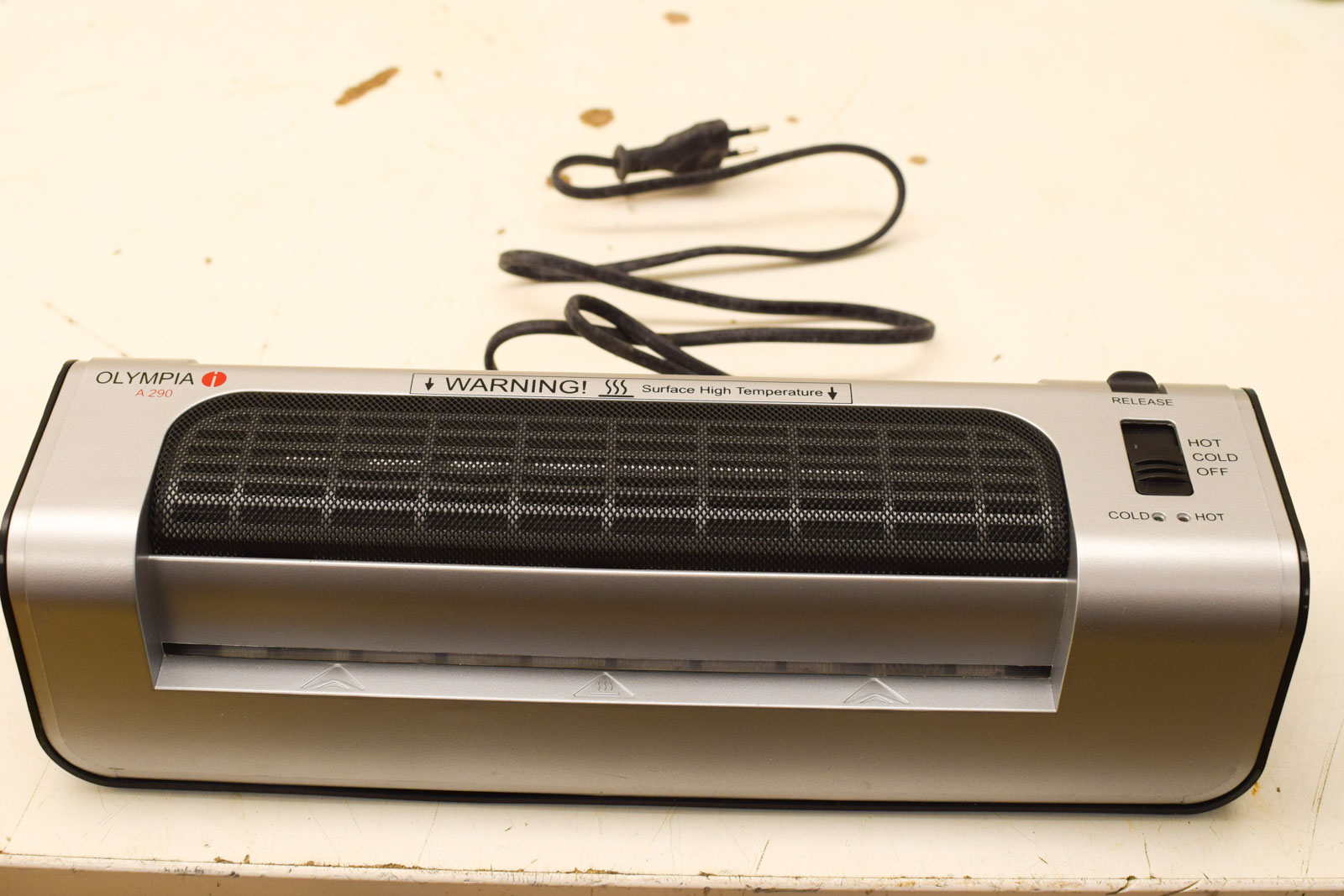 Alternative view of Olympia Lamineerapparaat  30386