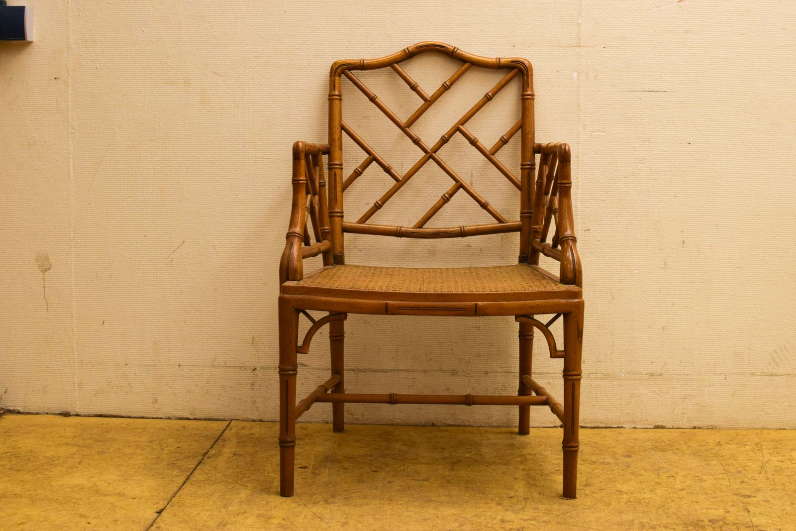 Vintage Bamboe armstoel  50315