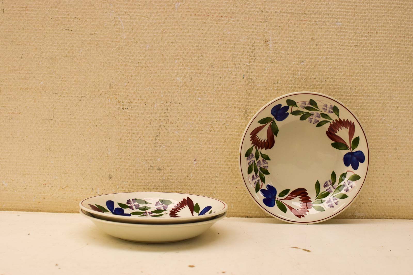 3 stuks TG Green & cato porseleinen diepe borden  50411