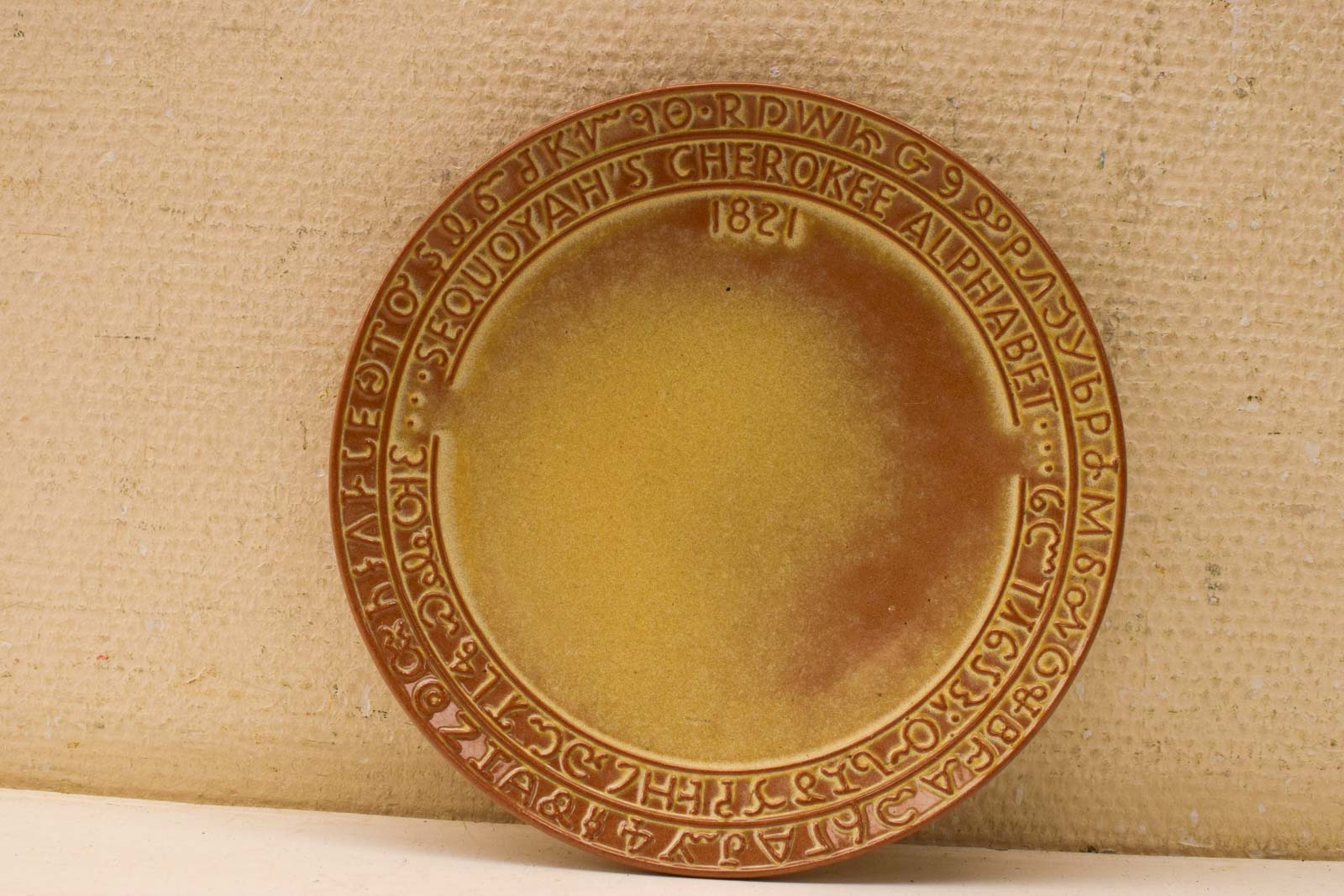 Porseleinen Wandbord met tekst met tekst  50422