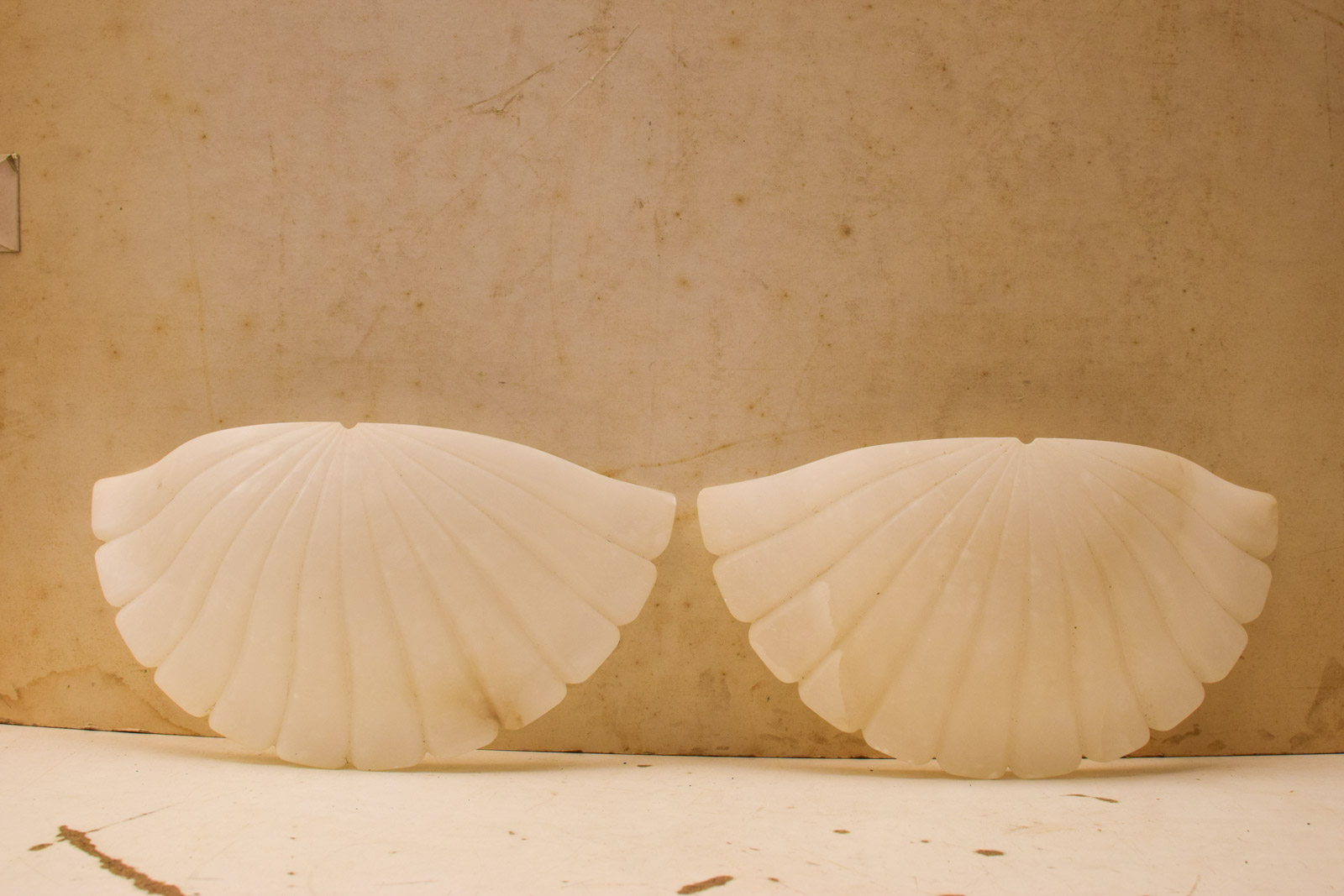 2 stuks Marmeren Lampenkappen  50428