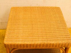 Alternative view of Vintage Rieten Bijzettafel/Salontafel 50462