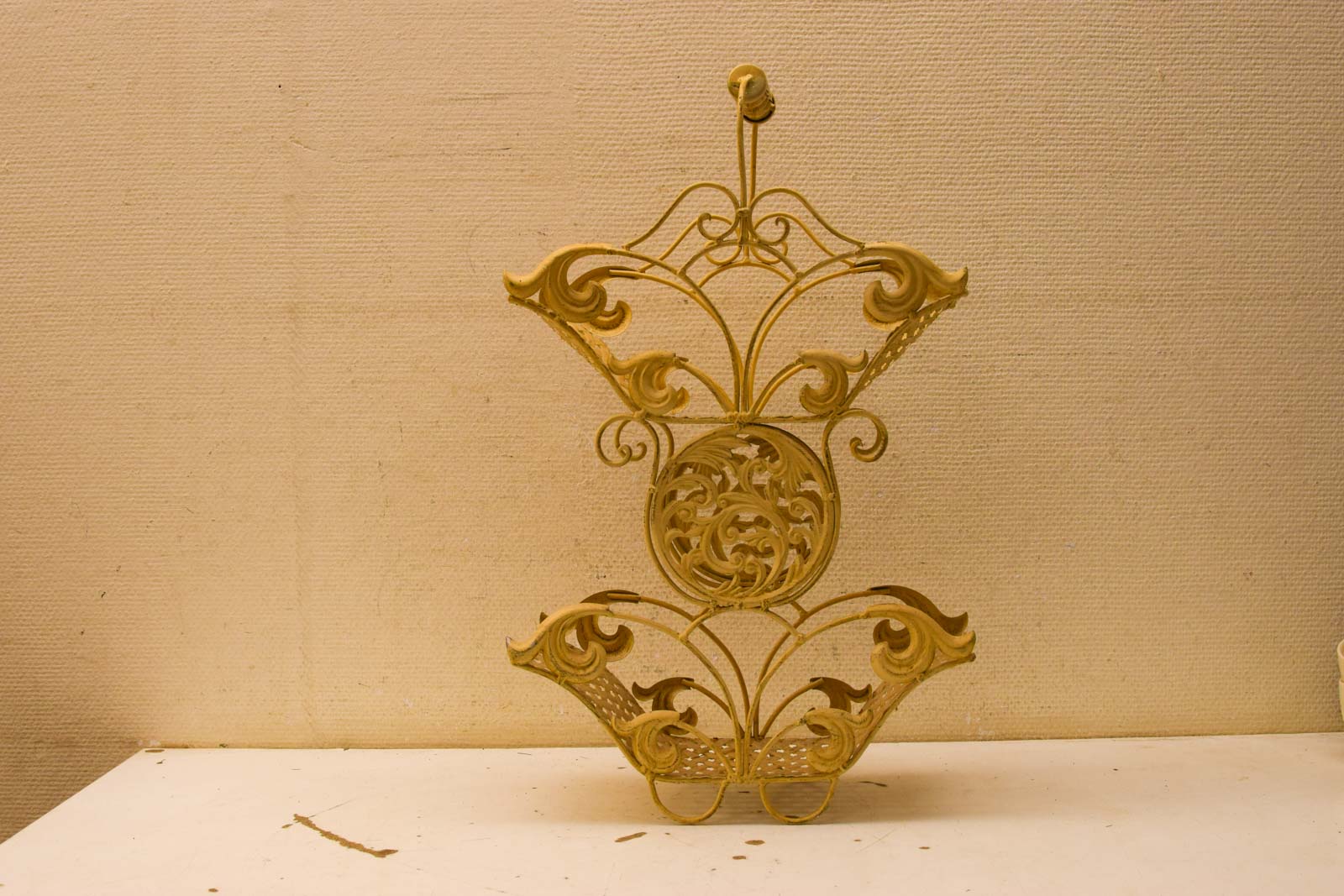 Vintage metalen plantenrek  50470