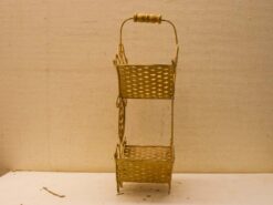 Alternative view of Vintage metalen plantenrek 50470