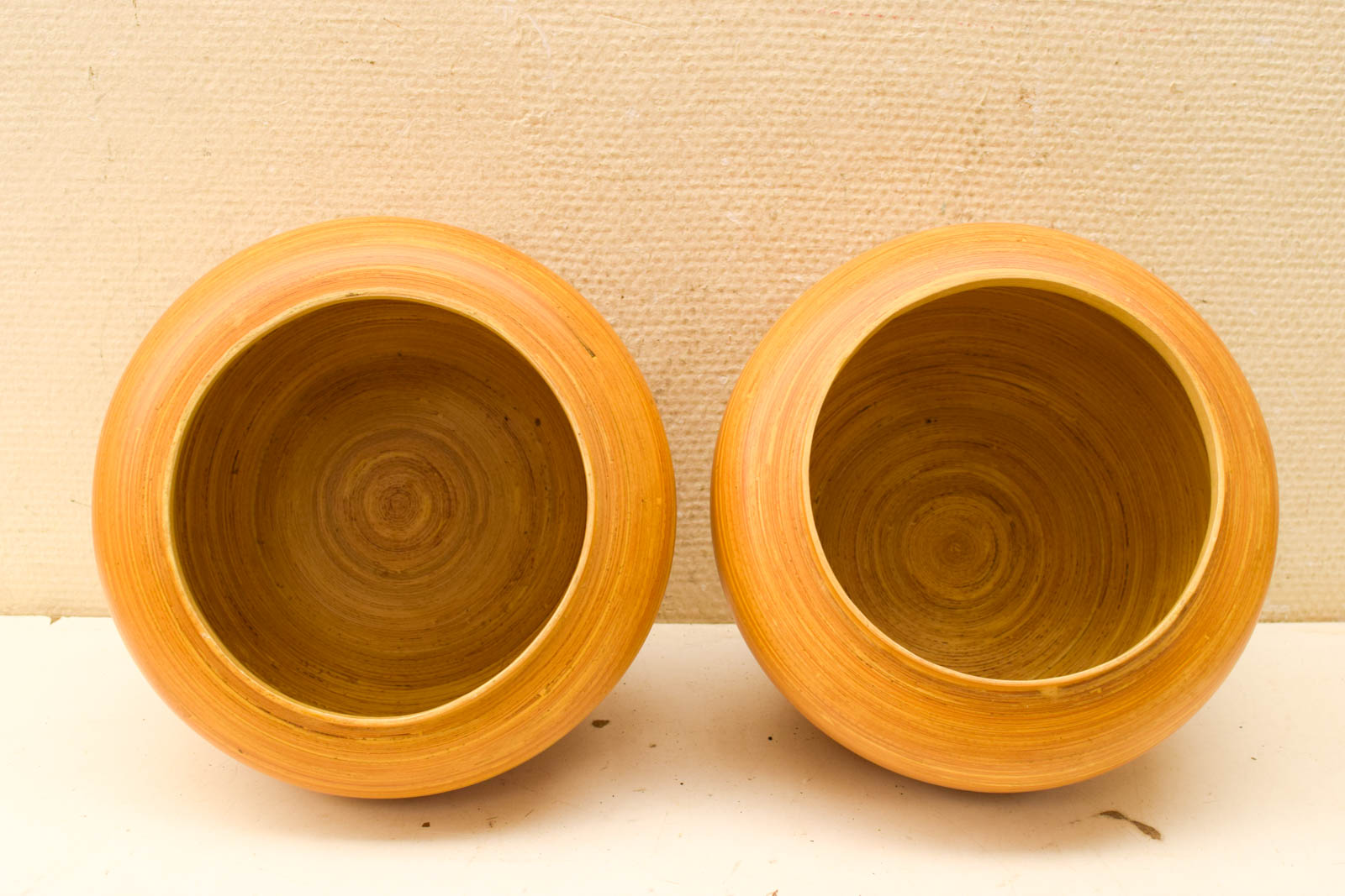 Alternative view of 2 stuks Bamboe Potten met deksel  50475