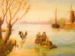 Alternative view of Schilderij van een winters landschap 50479