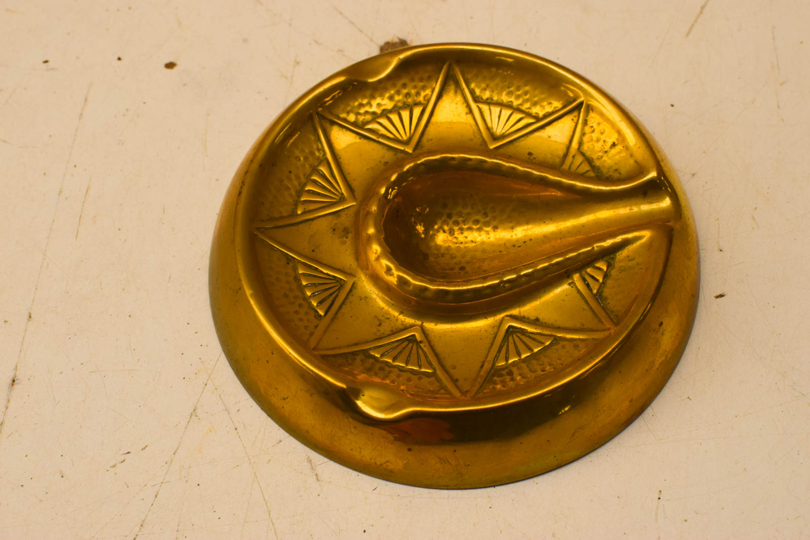 Alternative view of Messing Pijpen asbak  50482