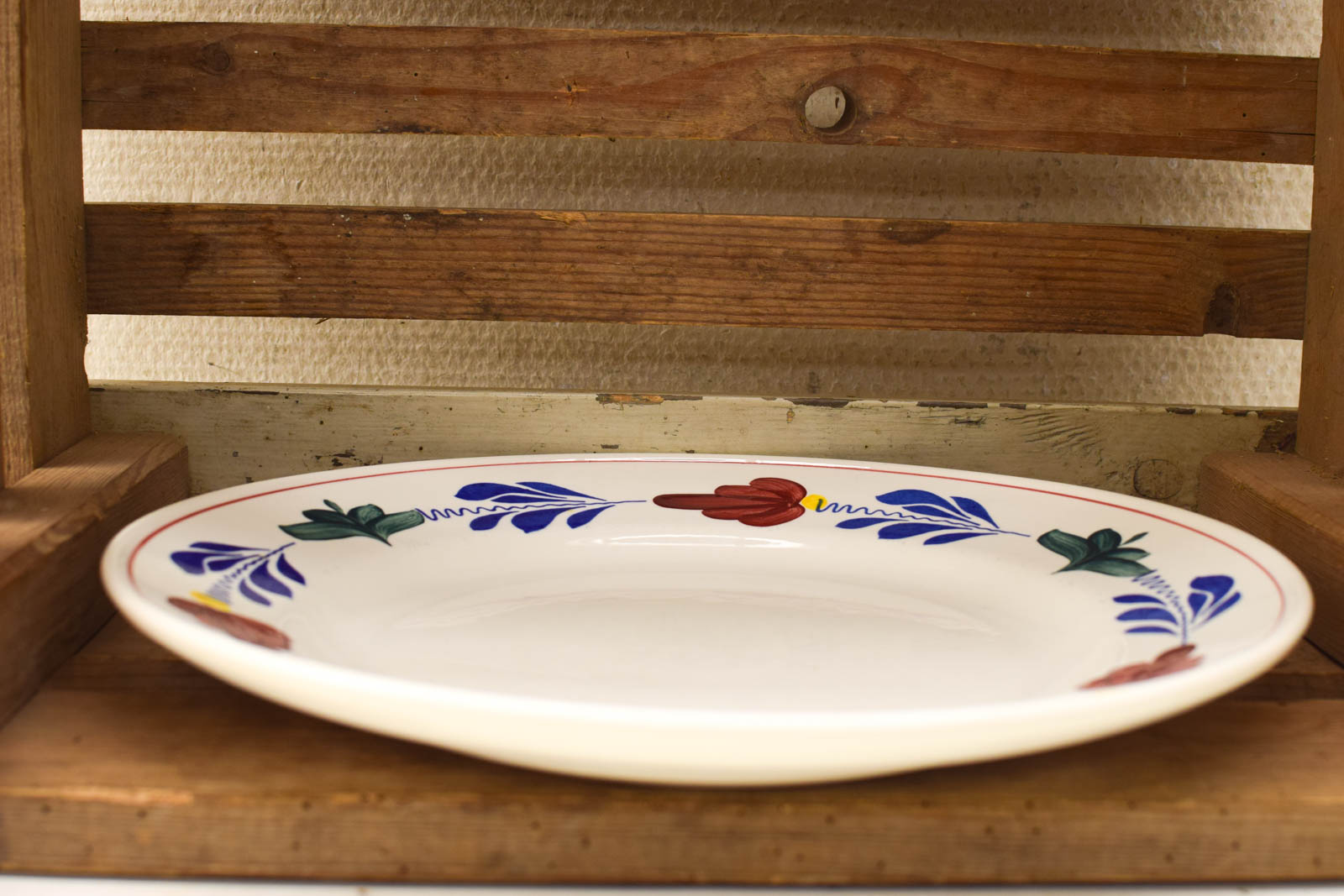 Boch Boerenbont Porseleinen grote bord 50506