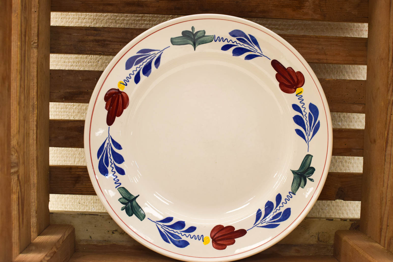 Alternative view of Boch   Boerenbont Porseleinen grote bord  50506