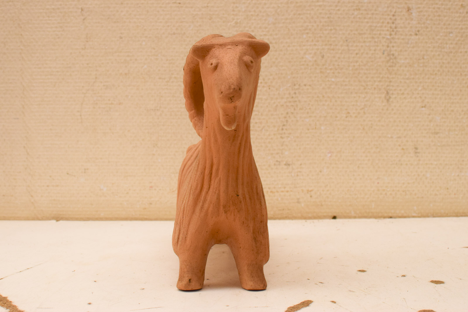 Alternative view of Stenen beeld van een Ram  50511