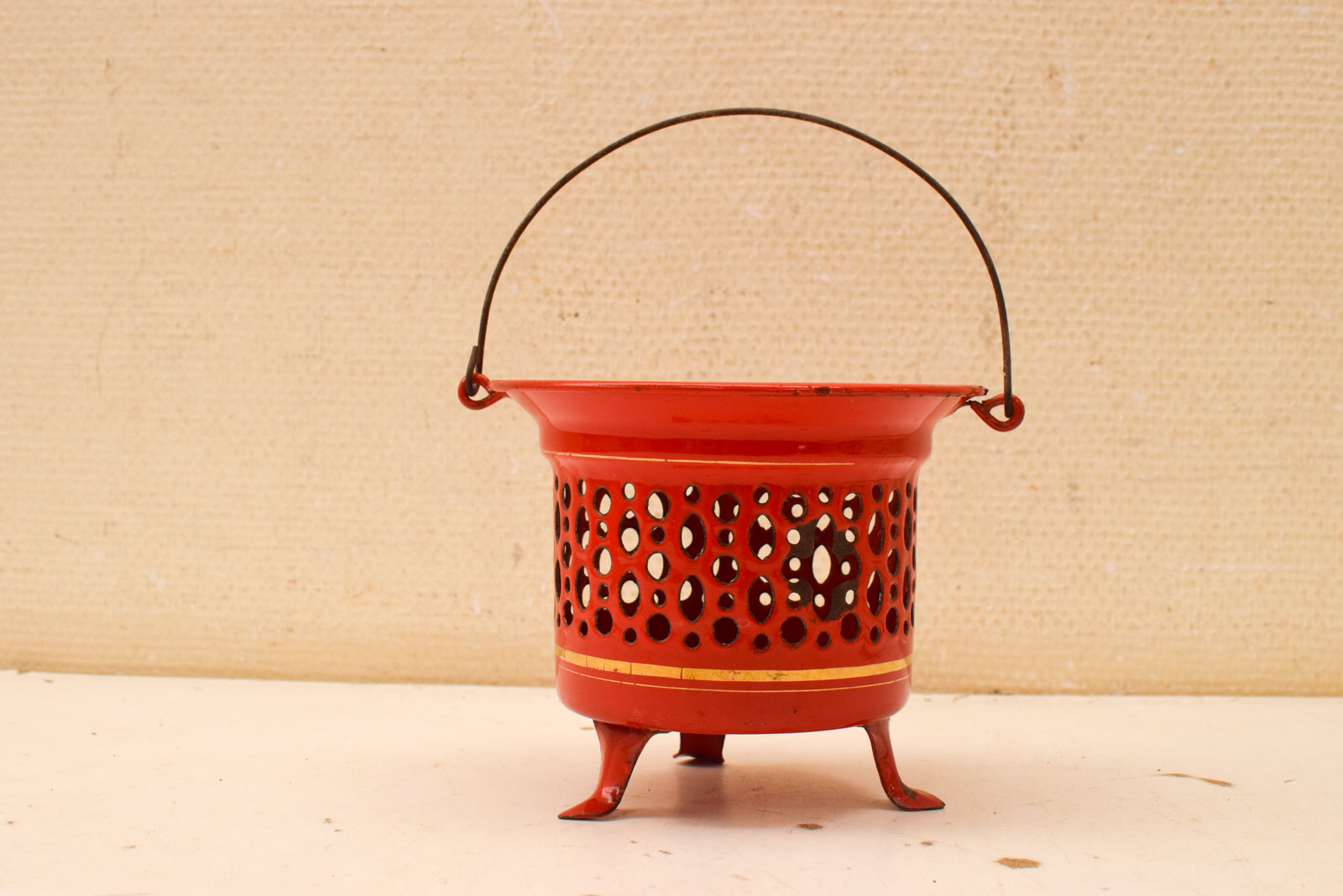 Emaille Theelichthouder  50524