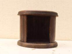 Houten Ronde houten stoof 50538
