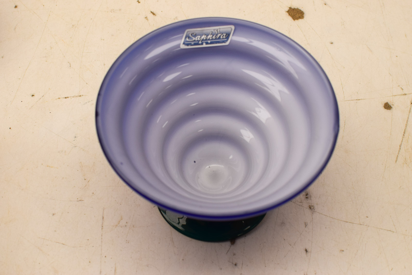 Alternative view of Glazen pot met deksel  50548