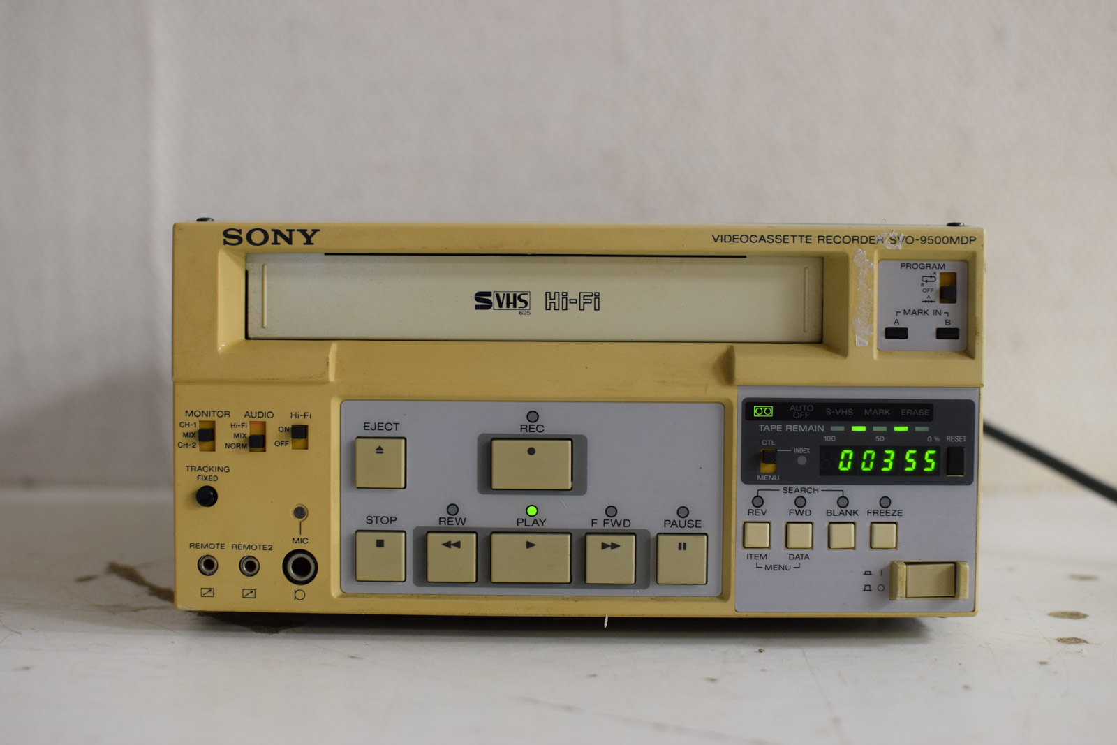 Alternative view of Sony Videocassette Recorder  50562