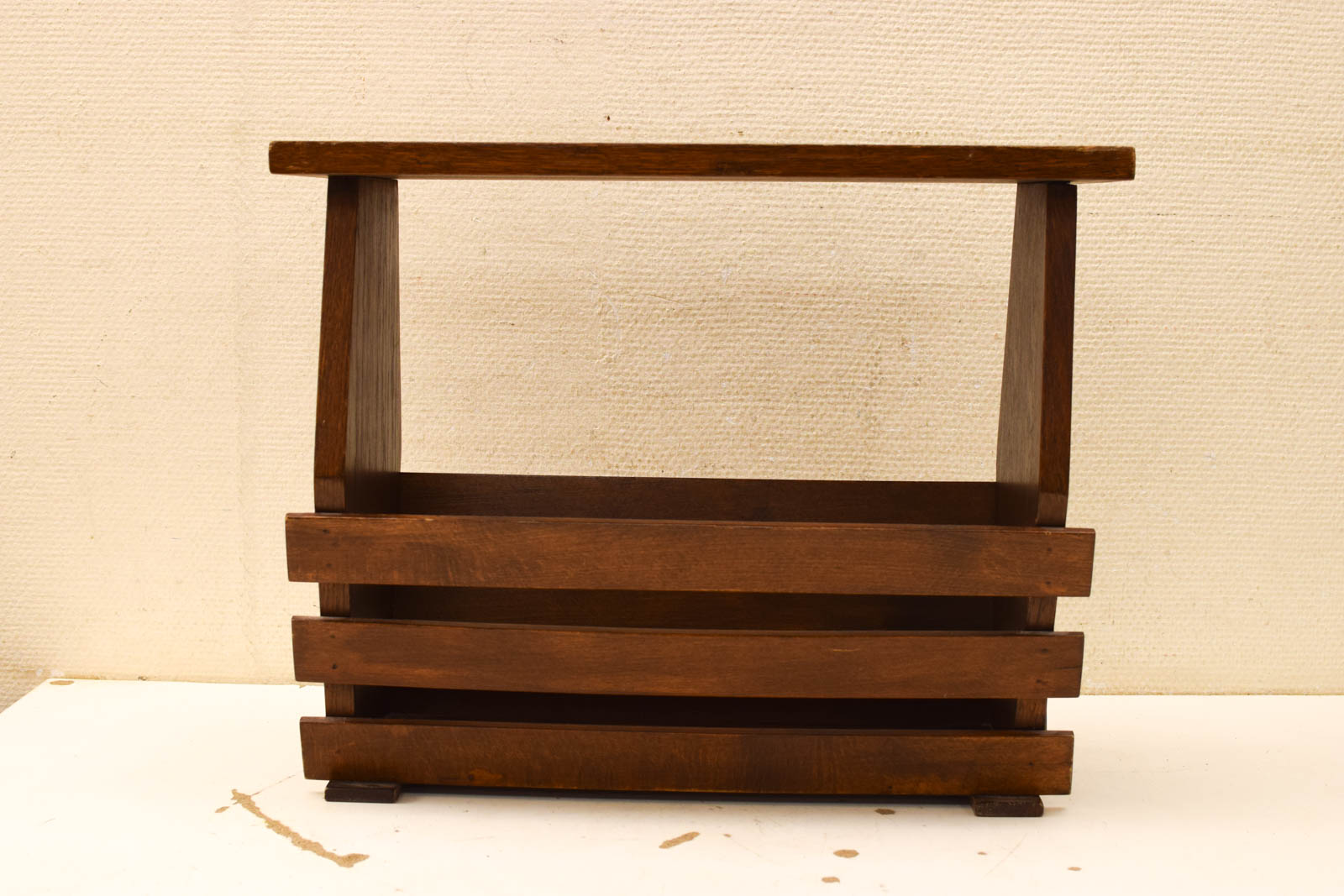 Houten Lectuurbak/krantenbak  50585