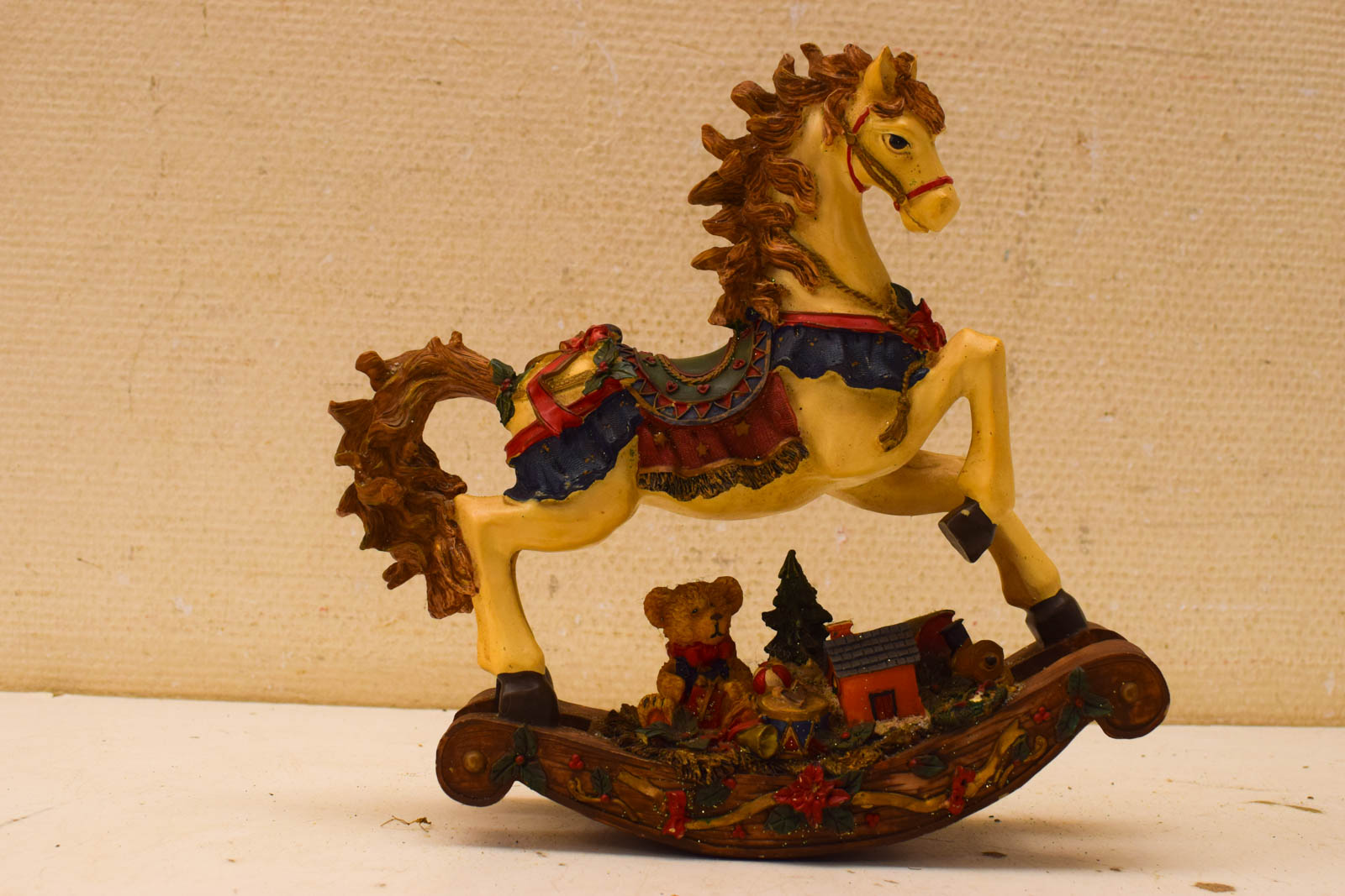 Vintage Kerstmis Hobbelpaardje 50651