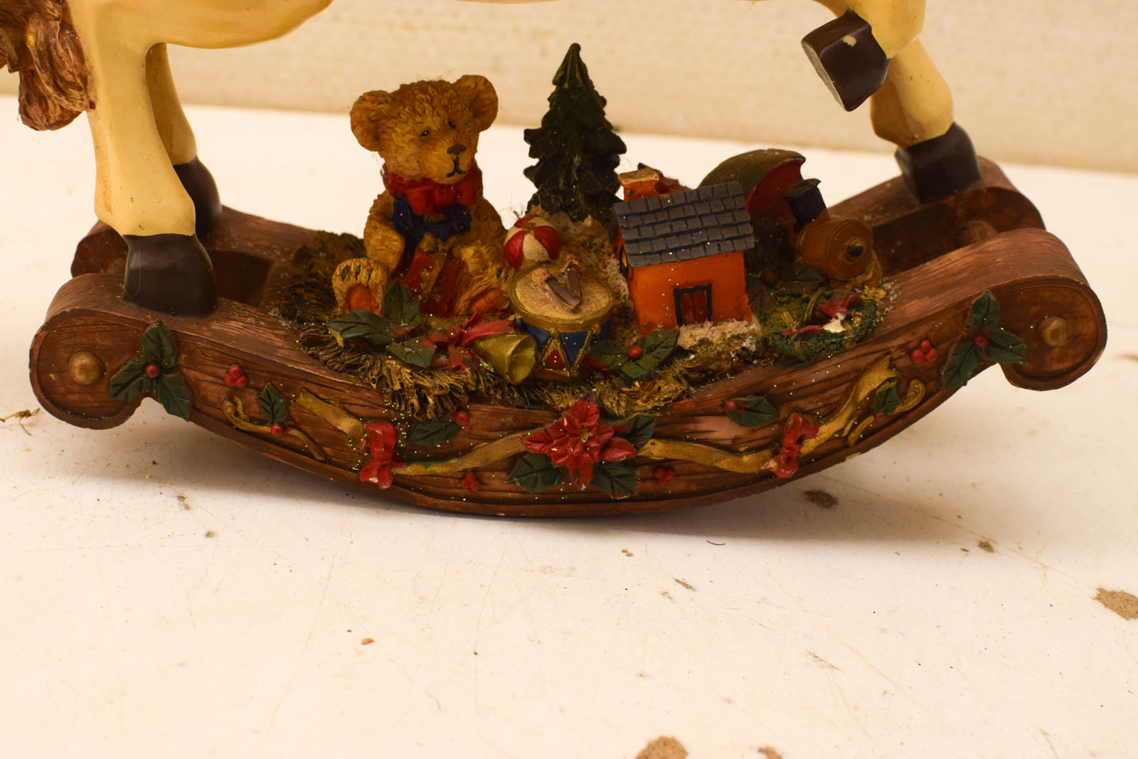 Alternative view of Vintage Kerstmis Hobbelpaardje  50651