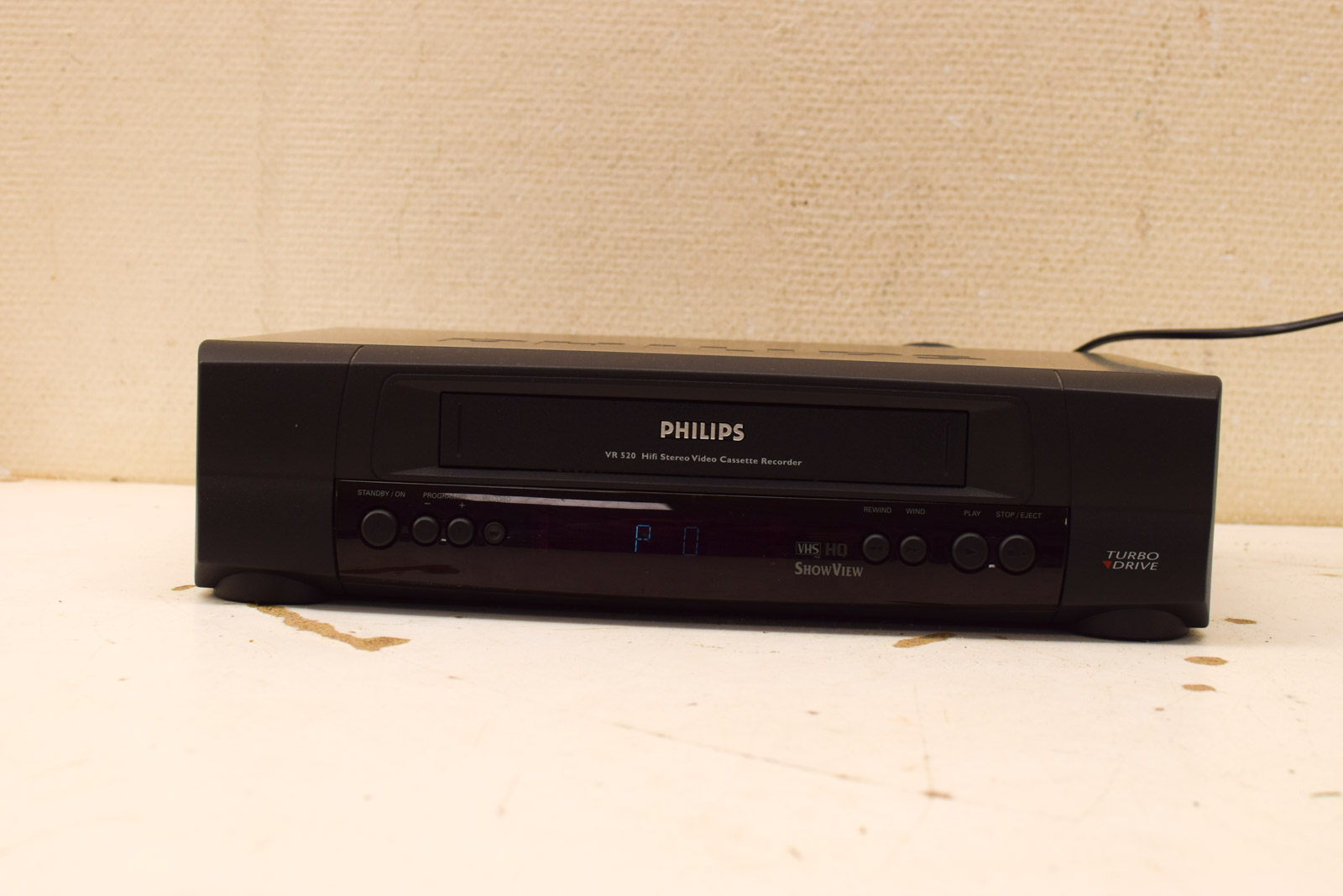 Philips stereo video Cassette recorder vr 520 50652