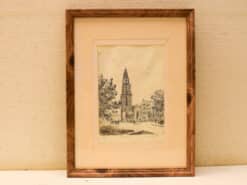 Prent/tekening van de Martinitoren 50695