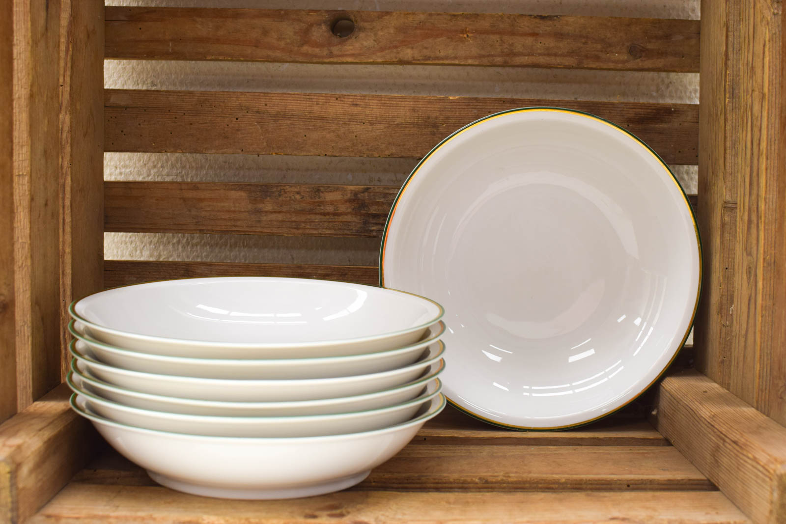 7 stuks Arzberg Porseleinen diepe borden 50721