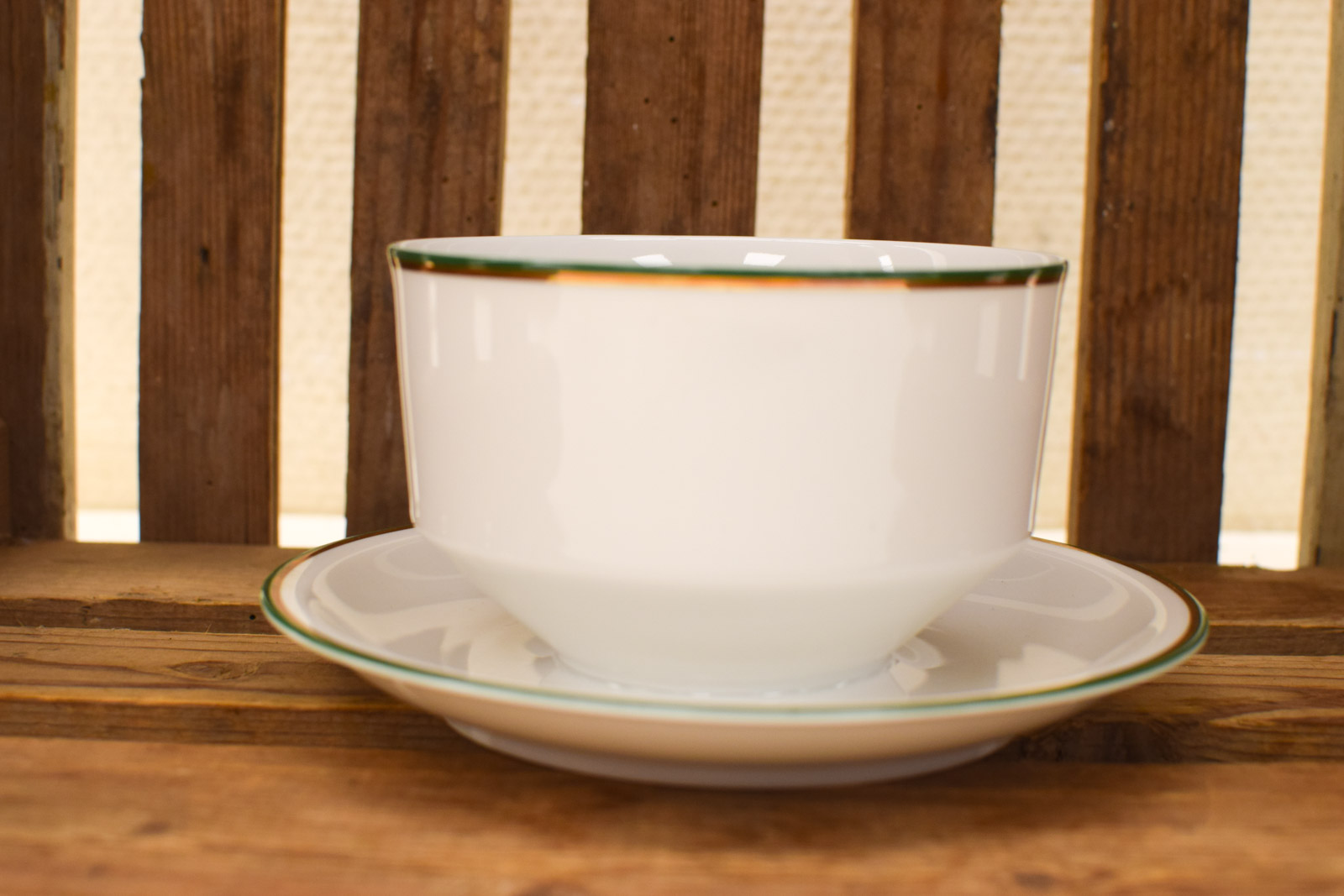 Arzberg Porseleinen jus/saus schaaltje met vaste schoteltje 50738