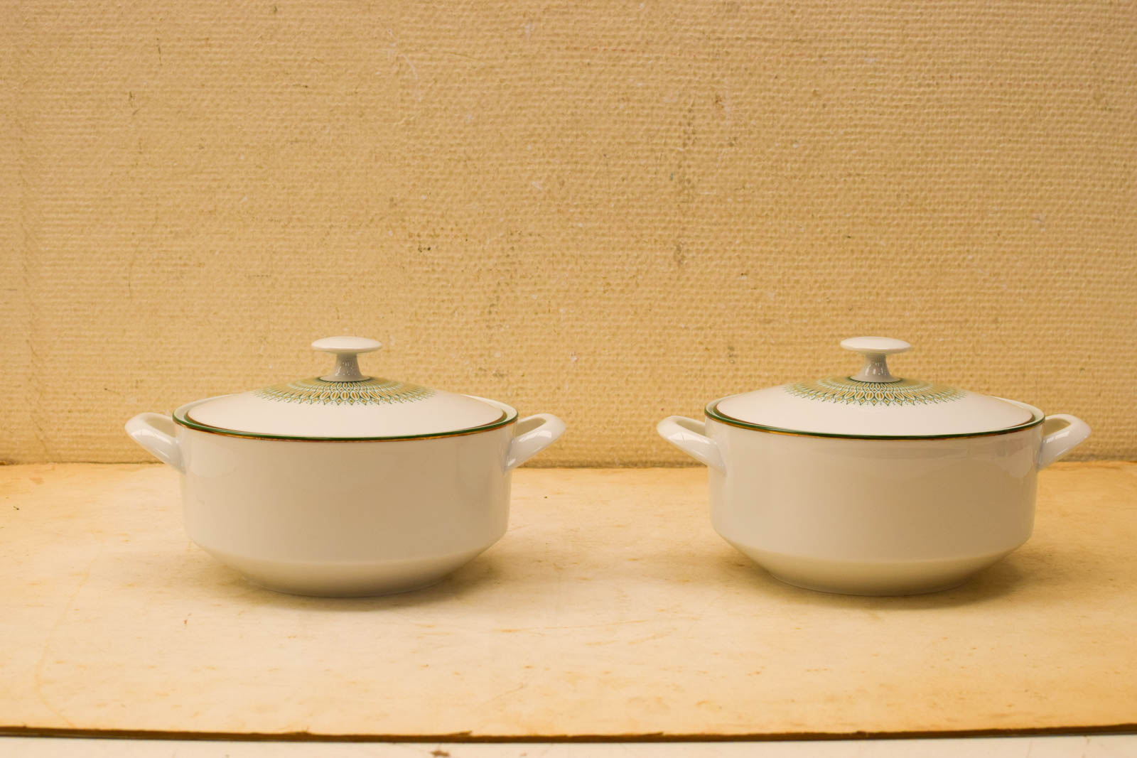 4 delig Arzberg porseleinen afdekschalen 50742