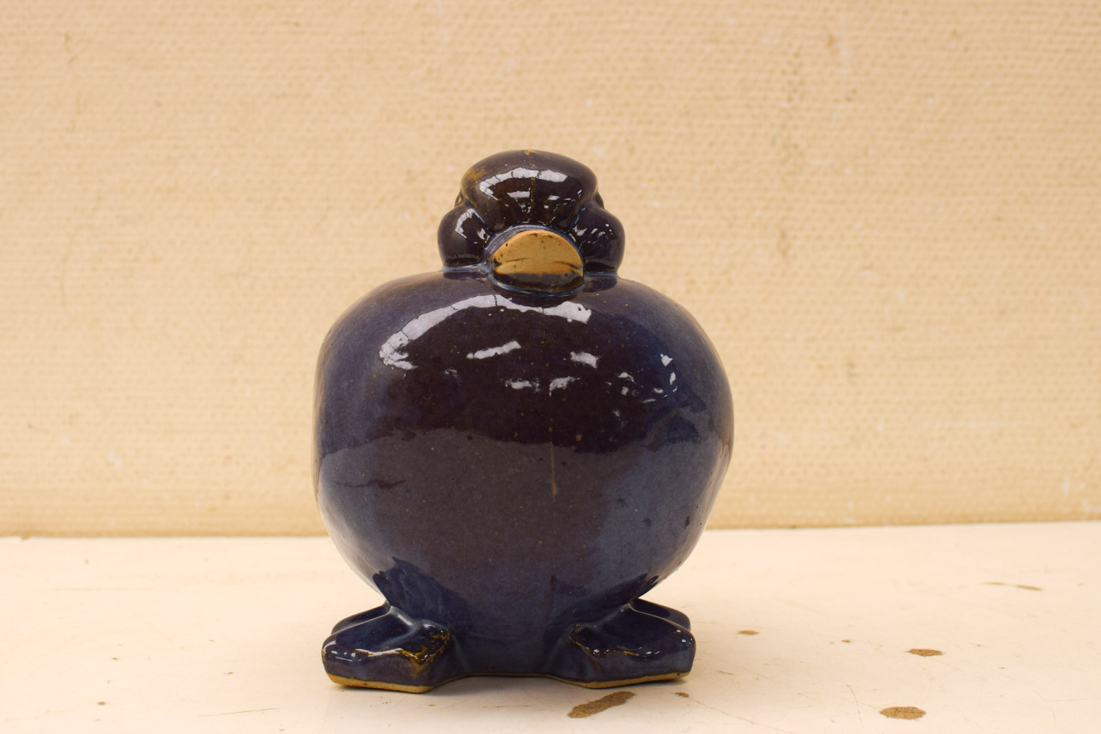 Porseleinen beeld van een eend  50752