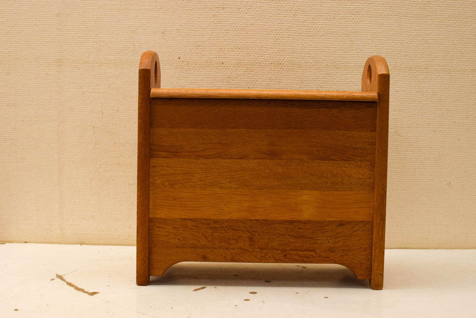 Houten Lectuurbak/ krantenbak  met deksel 50755