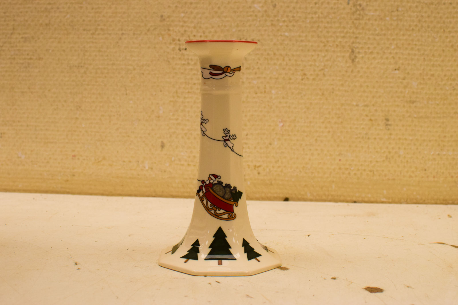 Masons Christmas Village porseleinen Kandelaar 50786