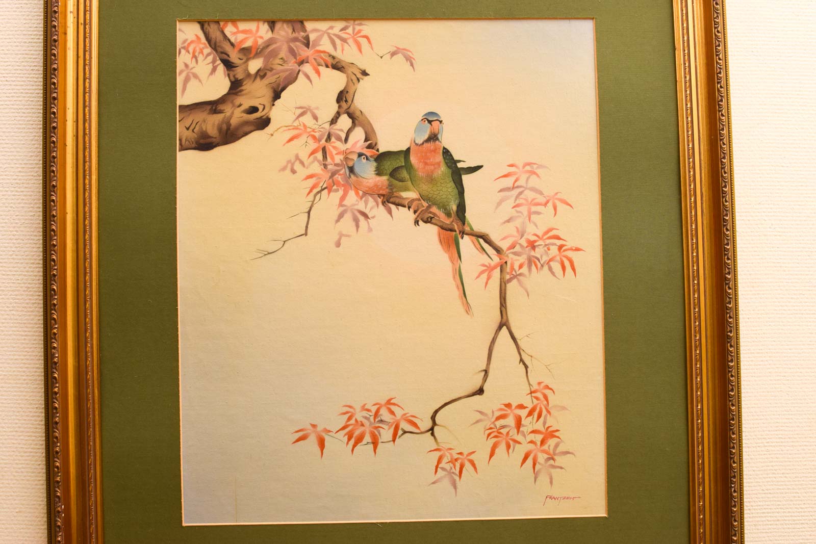 Alternative view of Prent/ schilderij van vogels in de boom 50846