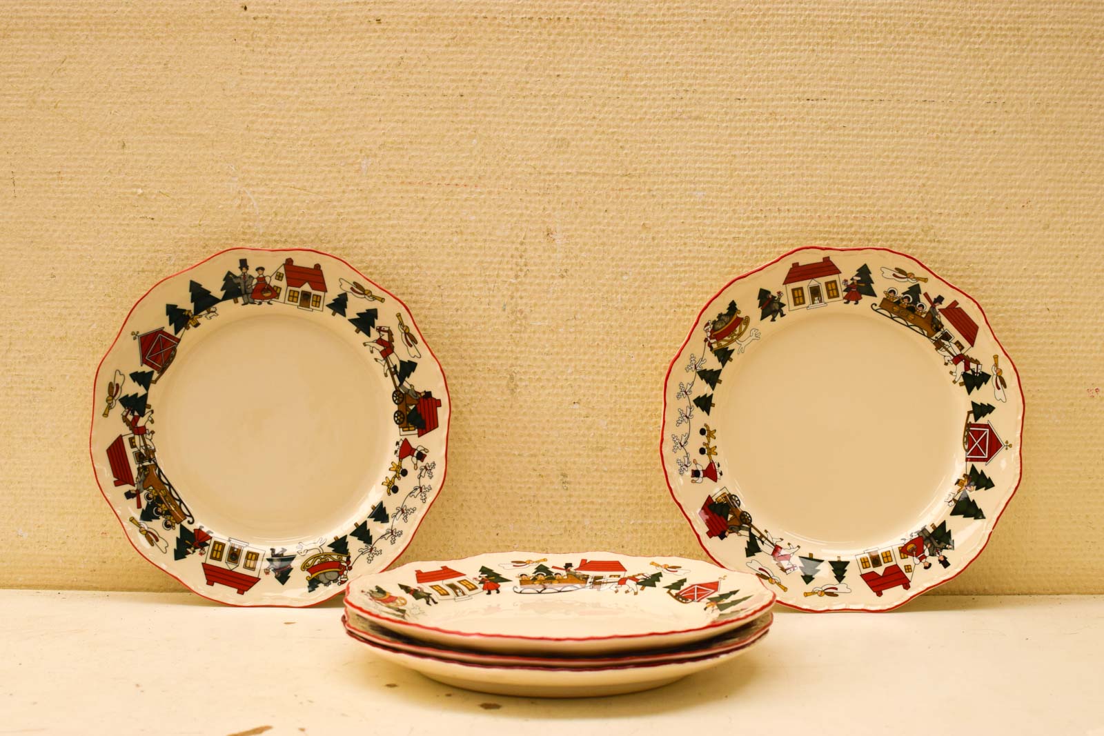 5 stuks Masons Christmas Village 50858