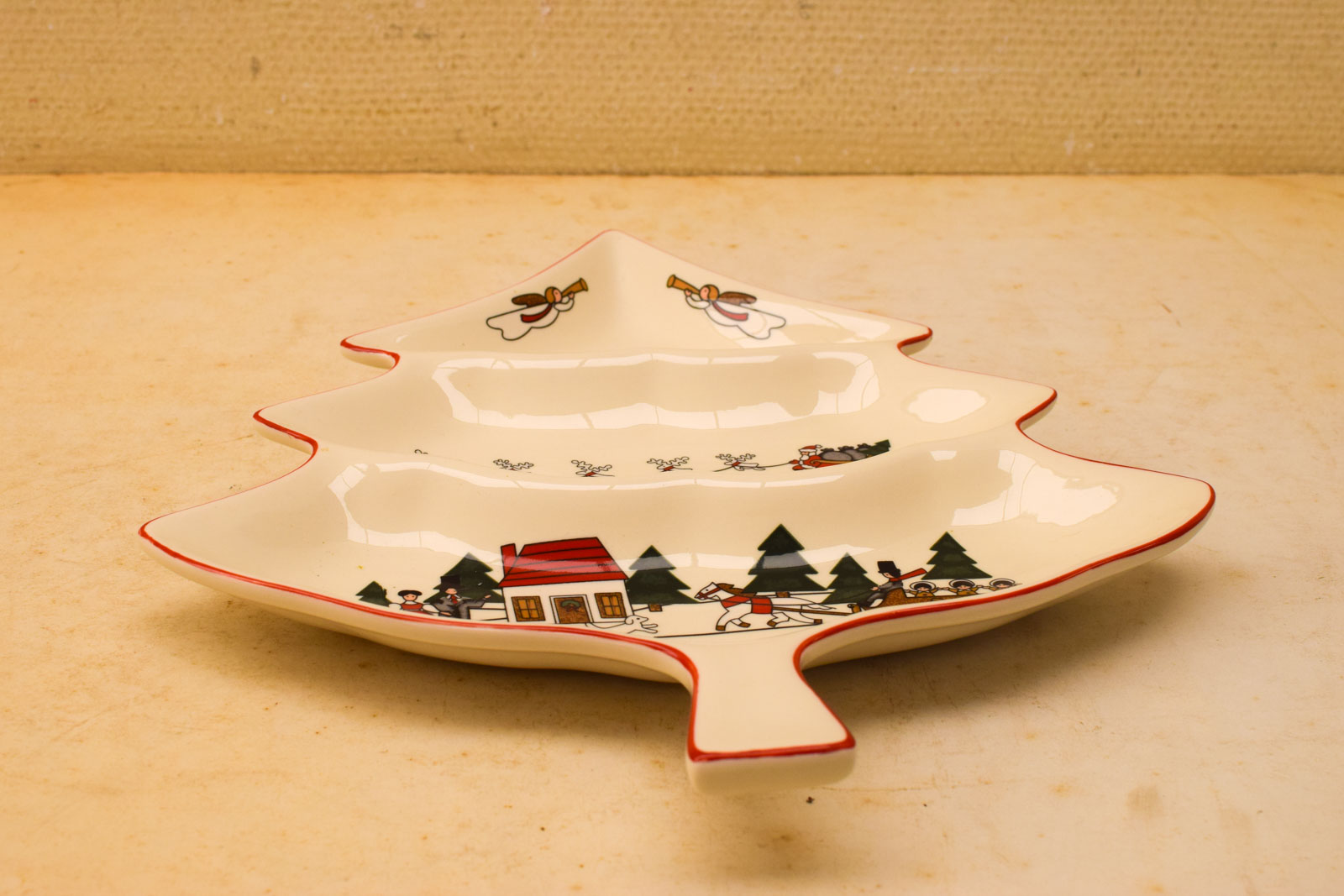 Alternative view of Masons Christmas Village porseleinen serveerschaal 50867