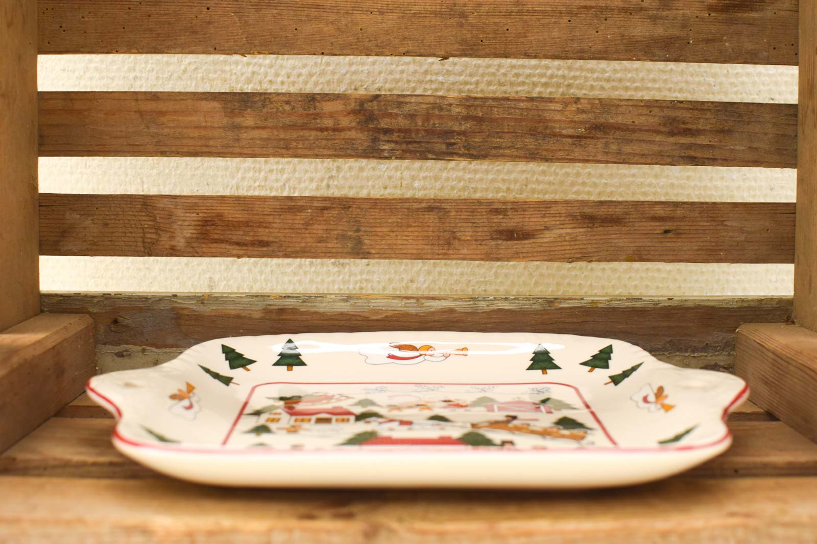 Masons Christmas Village porseleinen schaal 50874