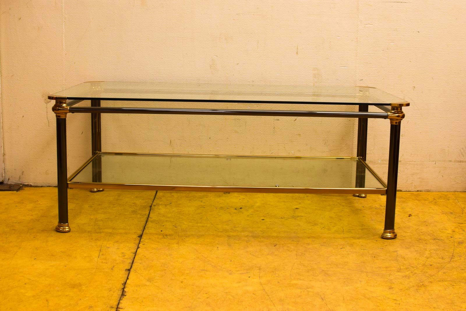 Vintage Glazen Salontafel 50876