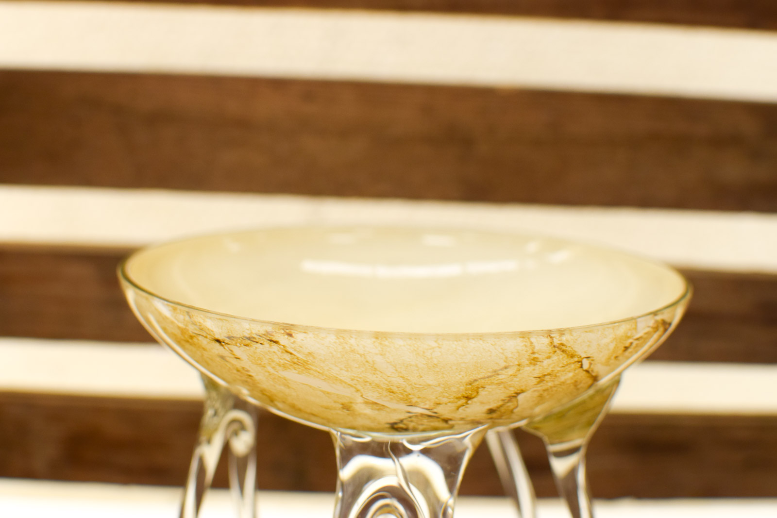 Alternative view of Vintage Glazen Krosno schaaltje 50903