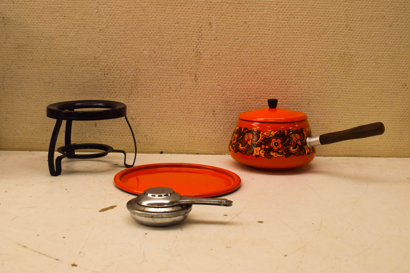 Alternative view of Vintage Fondueset 50911